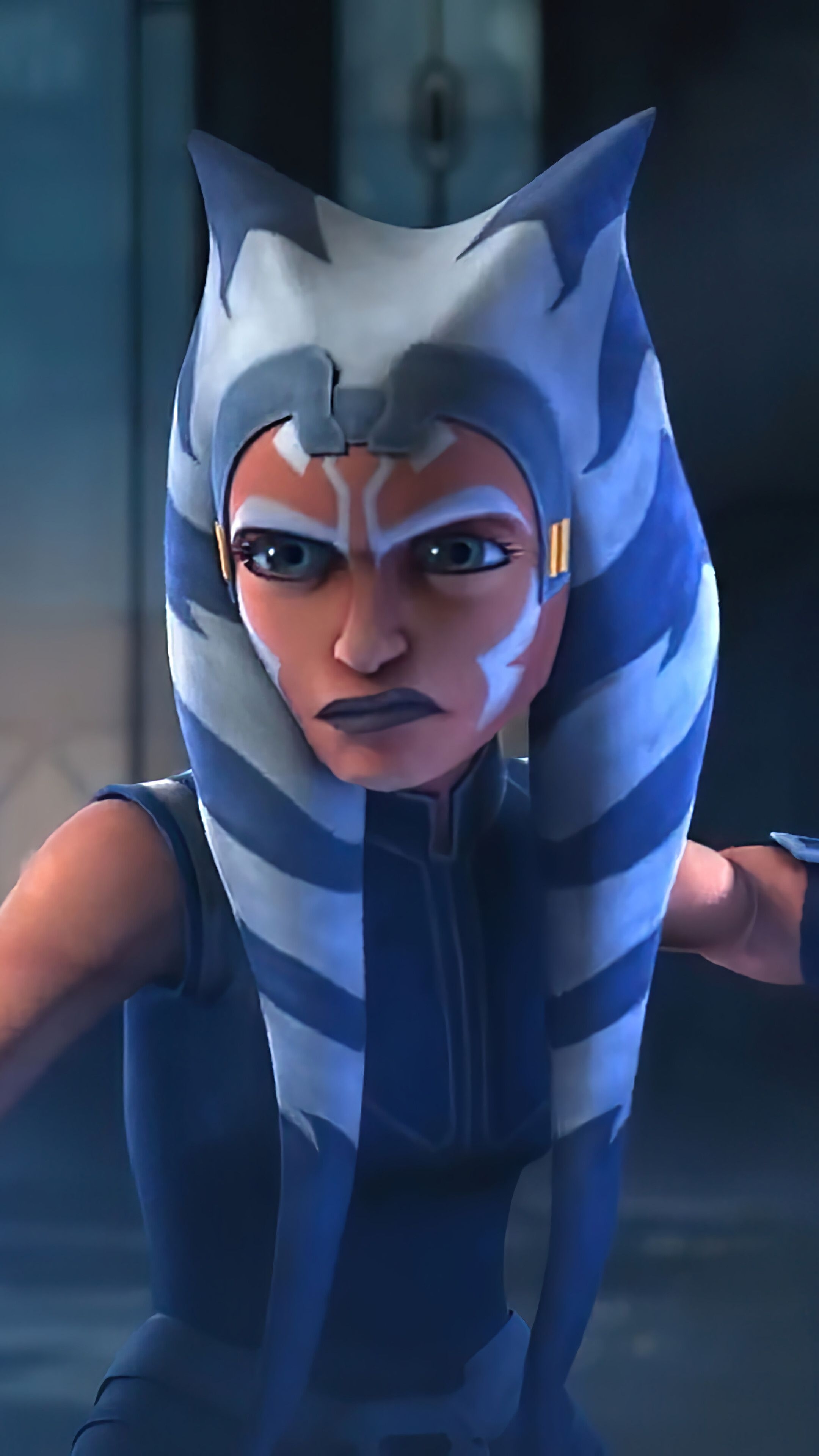 2160x3840 Ahsoka Tano, Star Wars The Clone Wars, 4K iPhone 6s, 6, Phone