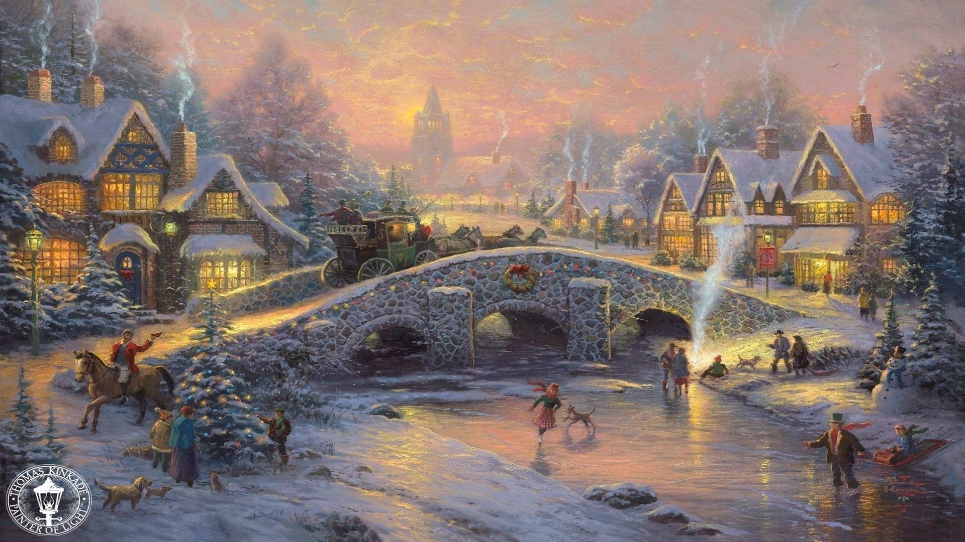 1920x1080 Disney Thomas Kinkade Wallpaper HD, Desktop