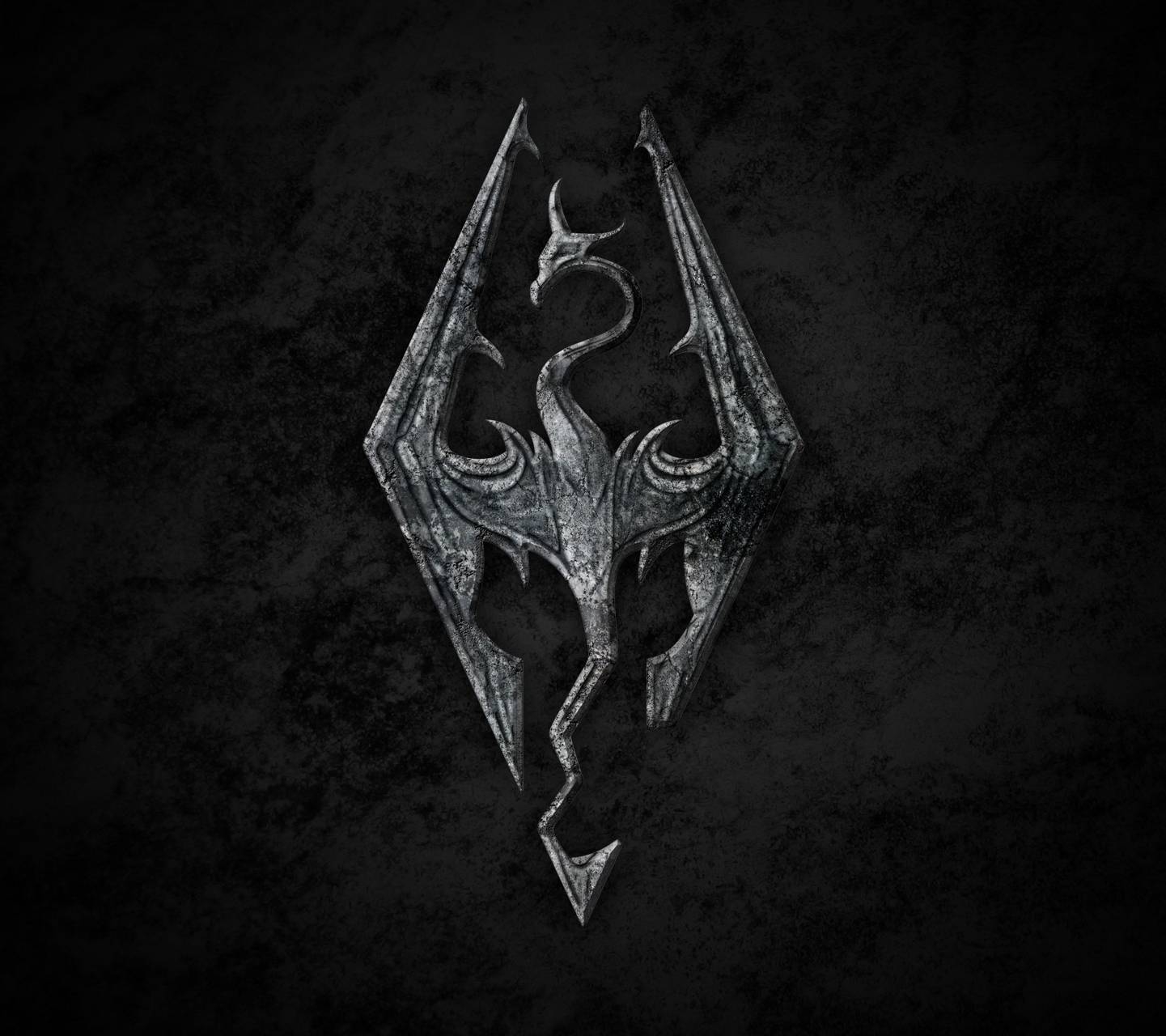 1450x1280 Download free skyrim logo wallpaper for your mobile phone, Desktop