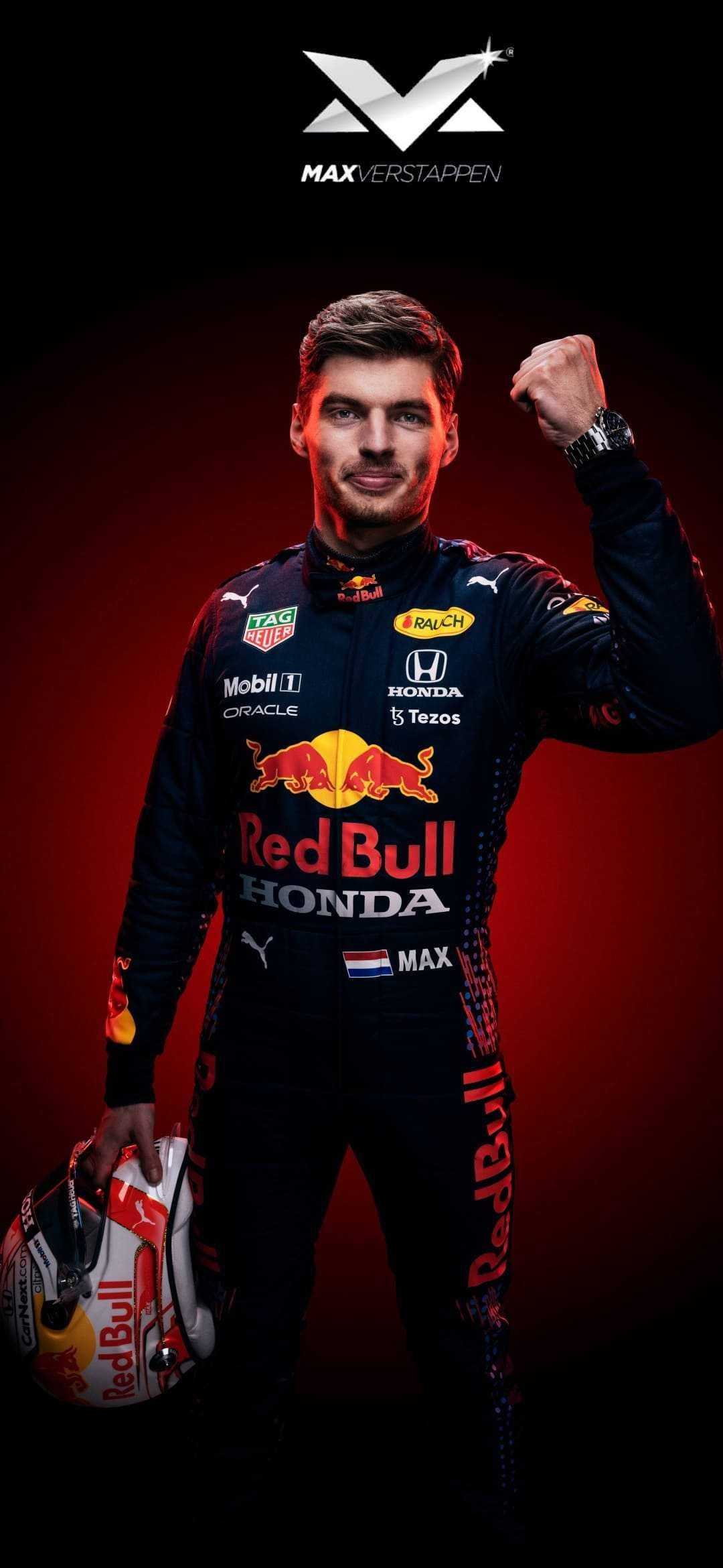 1080x2340 Download Max Verstappen Red Bull Oracle Racer Wallpaper, Phone