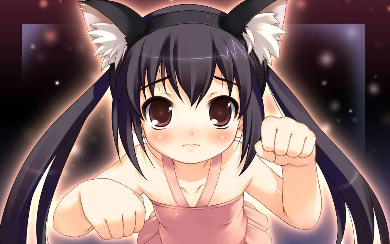 1280x800 Cute neko Girl, Desktop