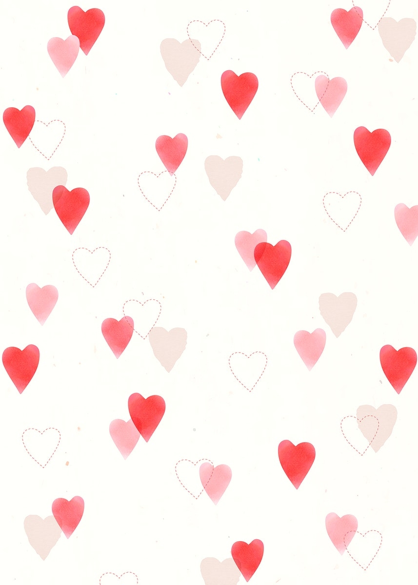 860x1200 Valentine love pattern background wallpaper, Phone