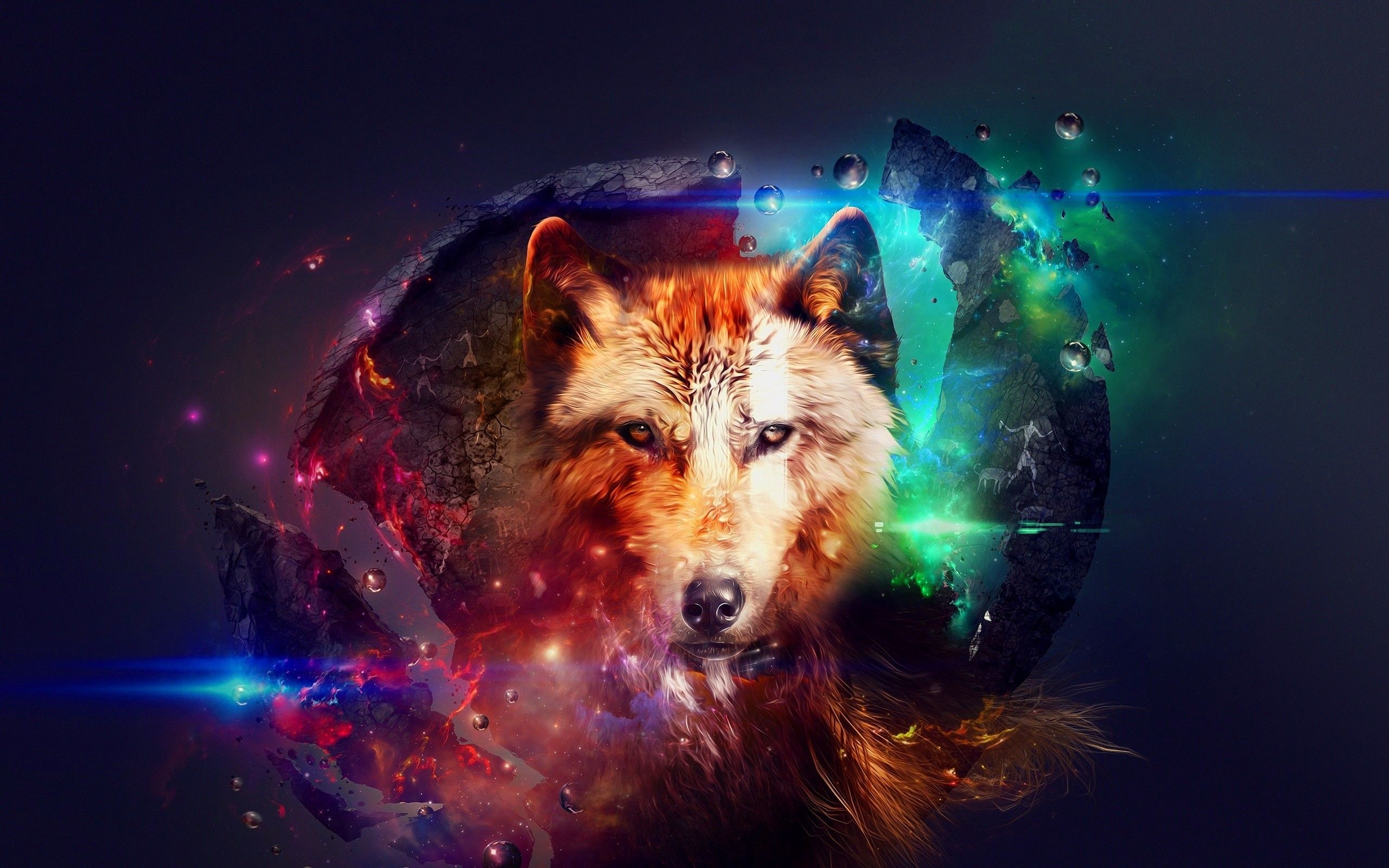 2560x1600 Mythical Wolf Wallpaper Free Mythical Wolf Background, Desktop