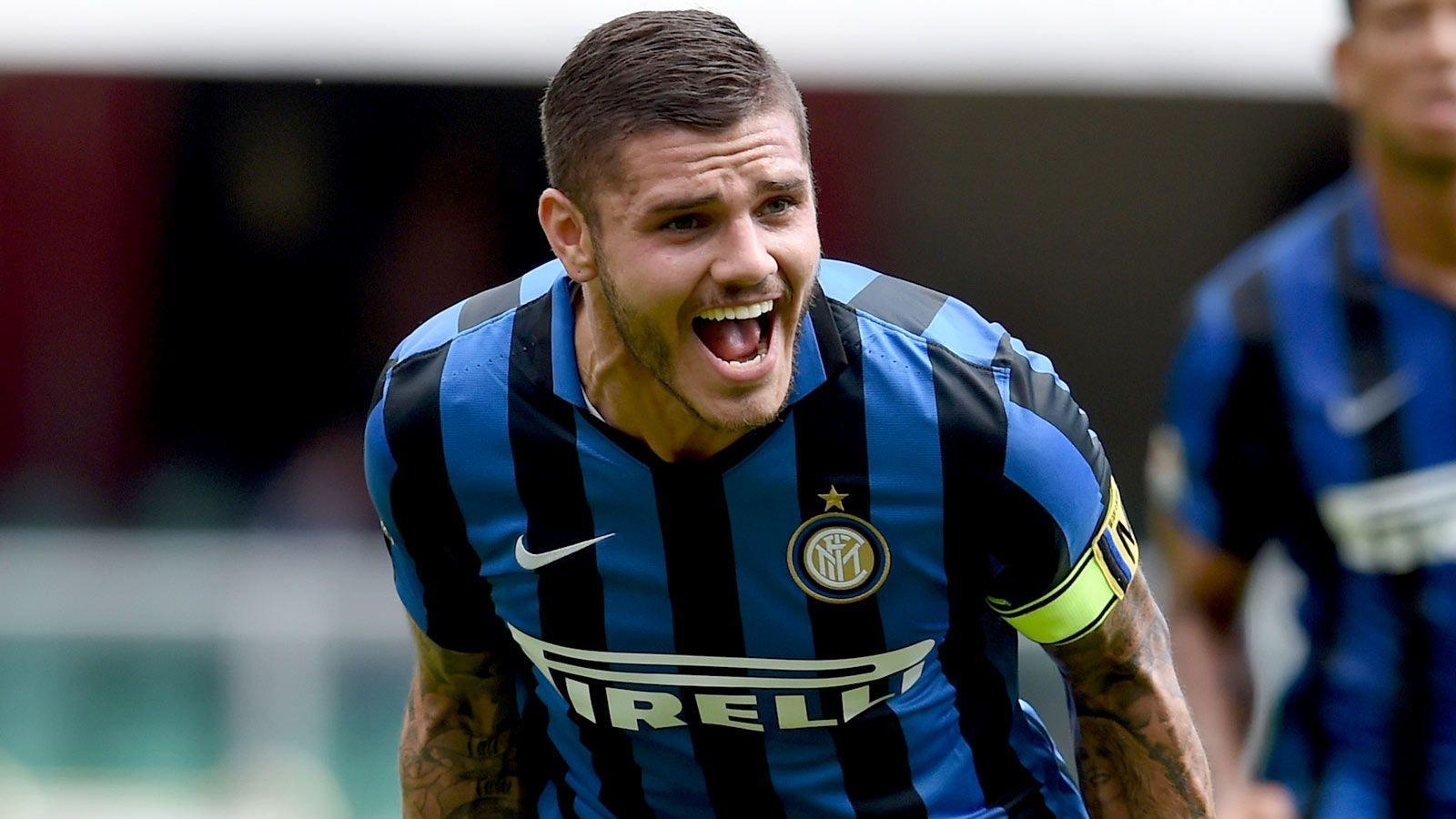 1600x900 Inter Milan Icardi Home Soccer Club Jersey, Desktop