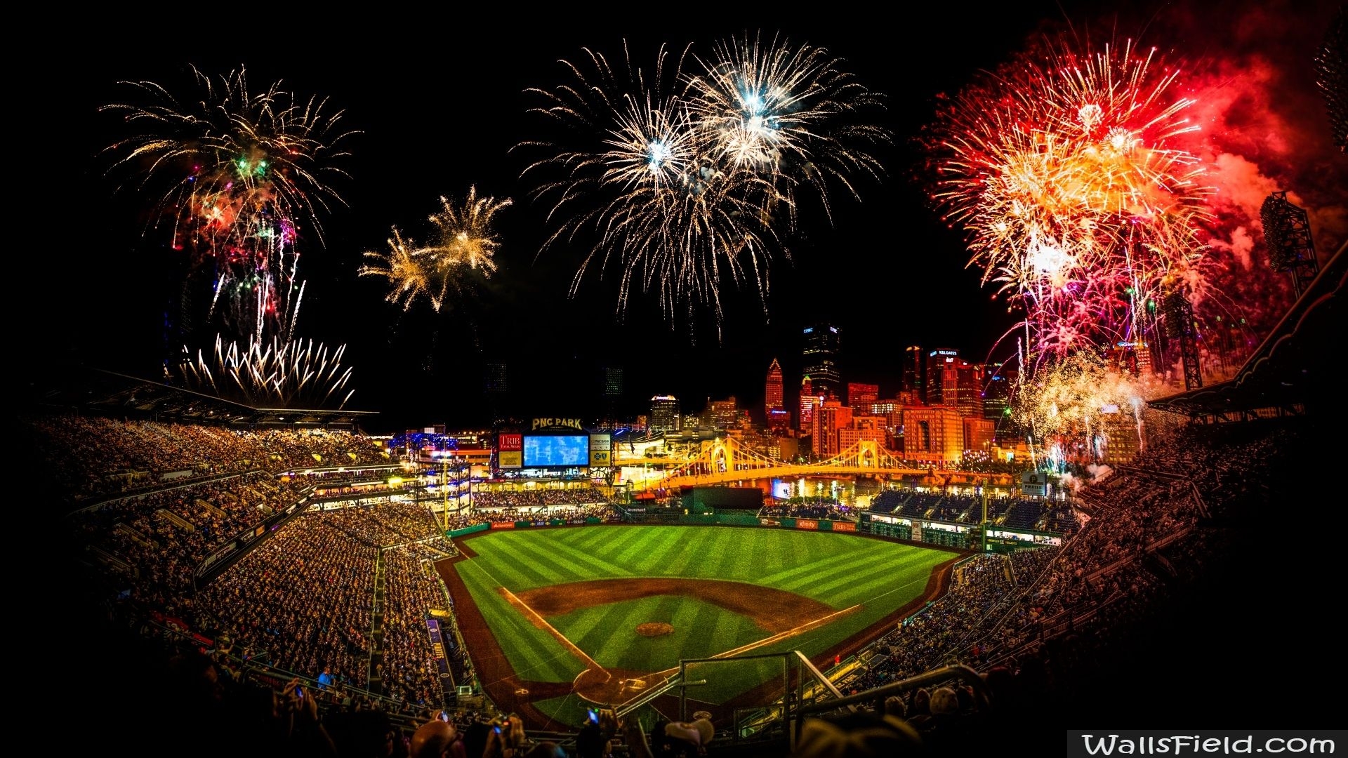 1920x1080 PNC Park Fireworks.com. Free HD Wallpaper. Pnc park, Baseball park, Pnc, Desktop