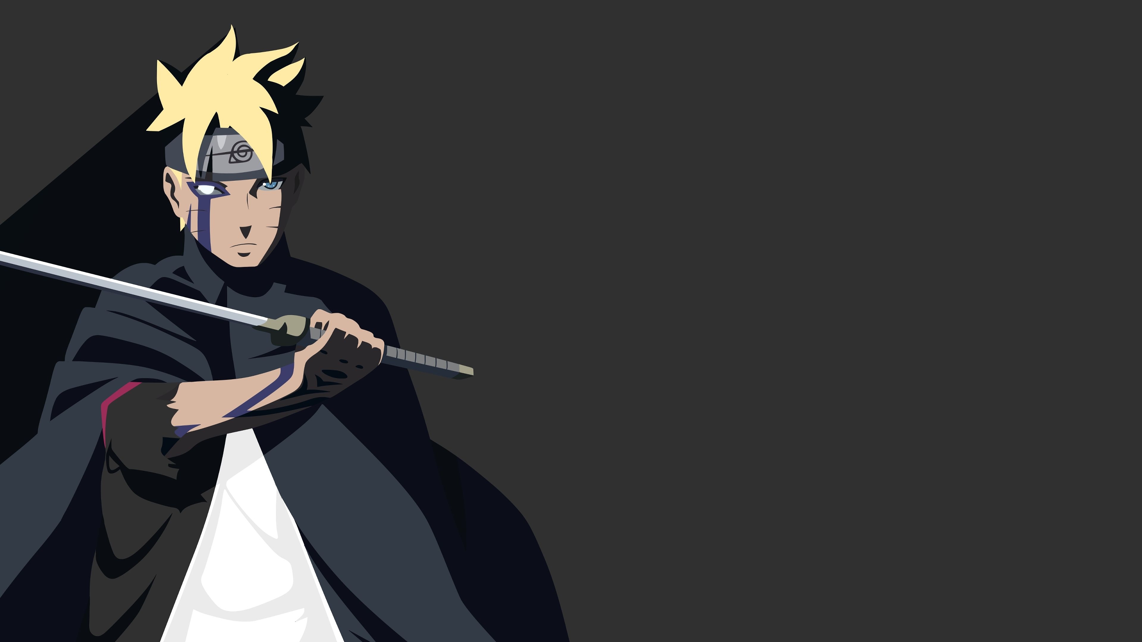 3840x2160 Minimalist Anime Wallpaper 4k, Desktop