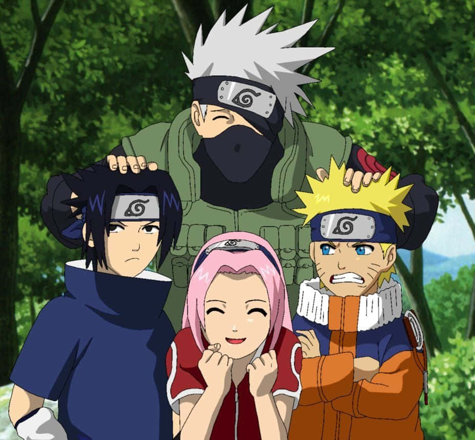 930x870 Download Team 7 Naruto With Kakashi Wallpaper, Desktop