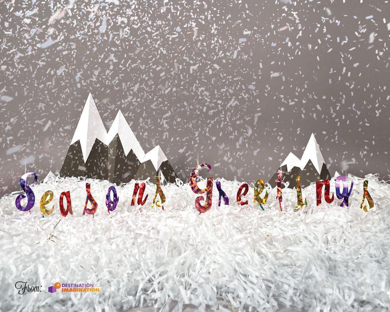 1280x1030 Seasons Greetings Wallpaper, Desktop