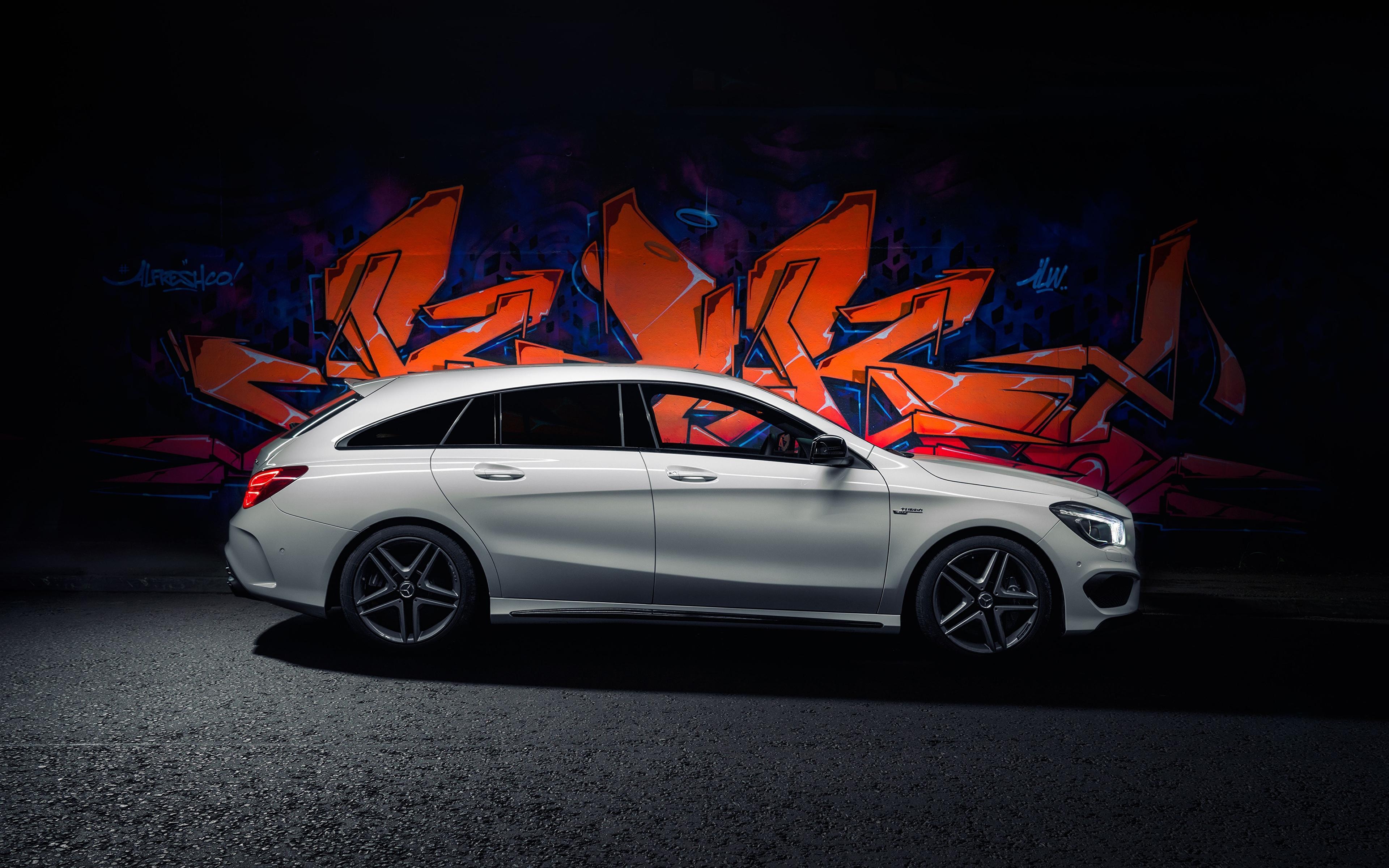 3840x2400 image Mercedes Benz 2015 AMG CLA 45 Shooting Brake, Desktop