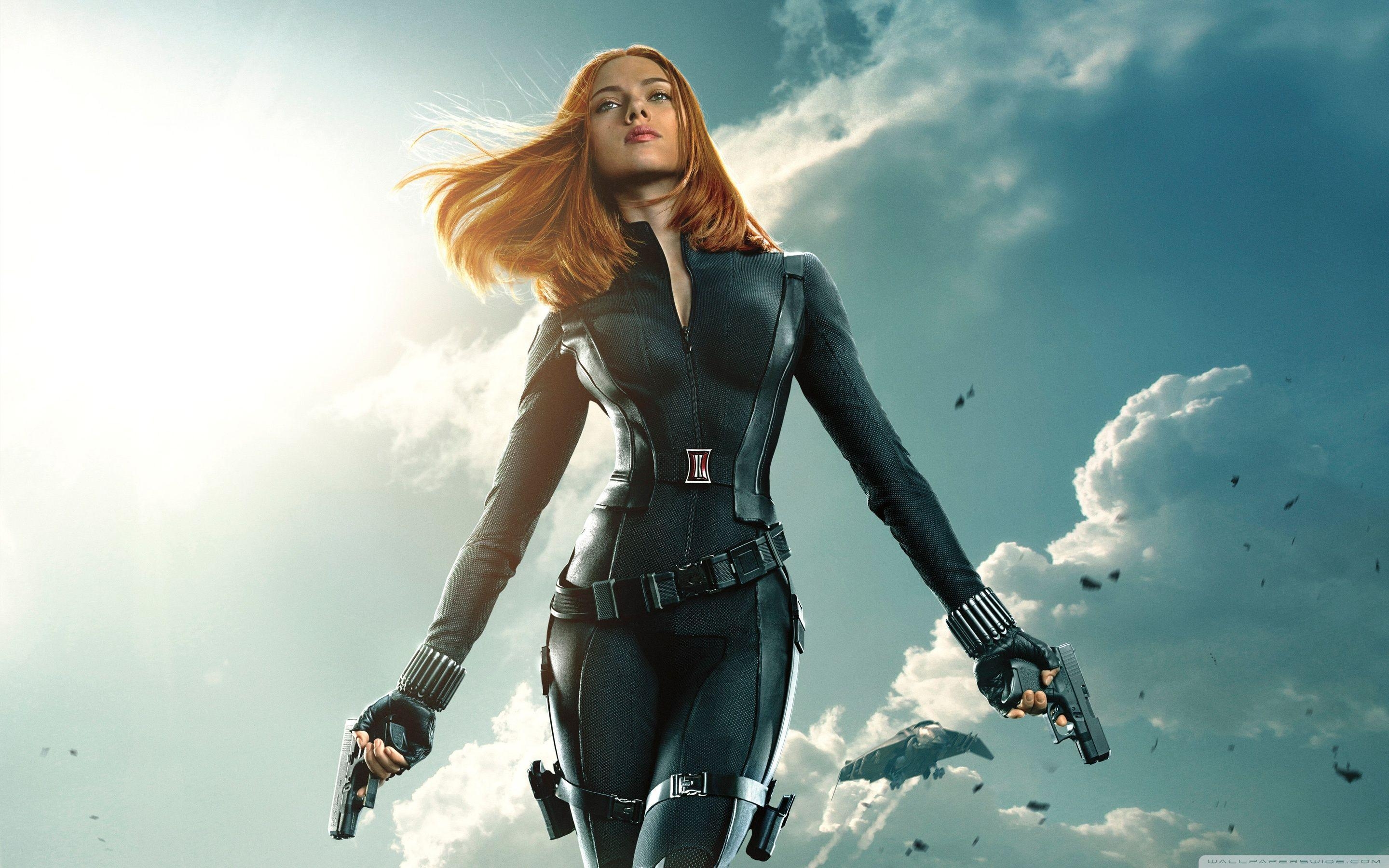 2880x1800 Black Widow in Captain America The Winter Soldier HD desktop, Desktop