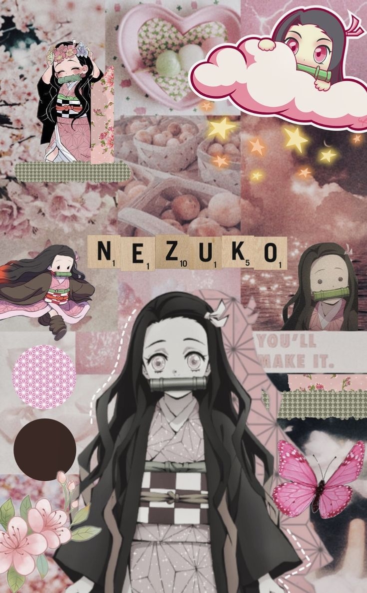 740x1190 Kimetsu no Yaiba Nezuko Aesthetic Collage Wallpaper. Wallpaper bonitos, Fotos de personagens, Animes wallpaper, Phone