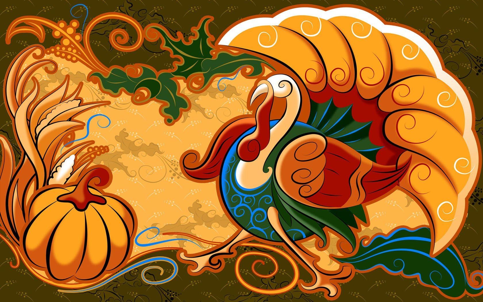 1680x1050 Thanksgiving Painting Wallpaper, Desktop