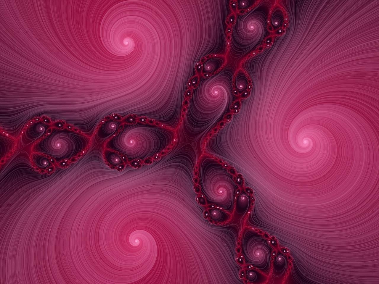 1280x960 Pink Swirl Fractal Wallpaper  px Free Download, Desktop