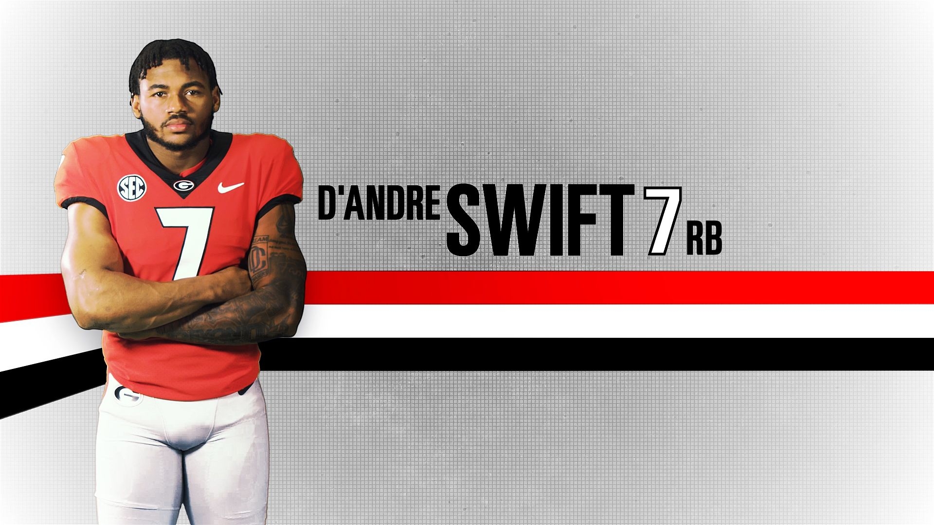 1920x1080 D'Andre Swift of Georgia Athletics, Desktop