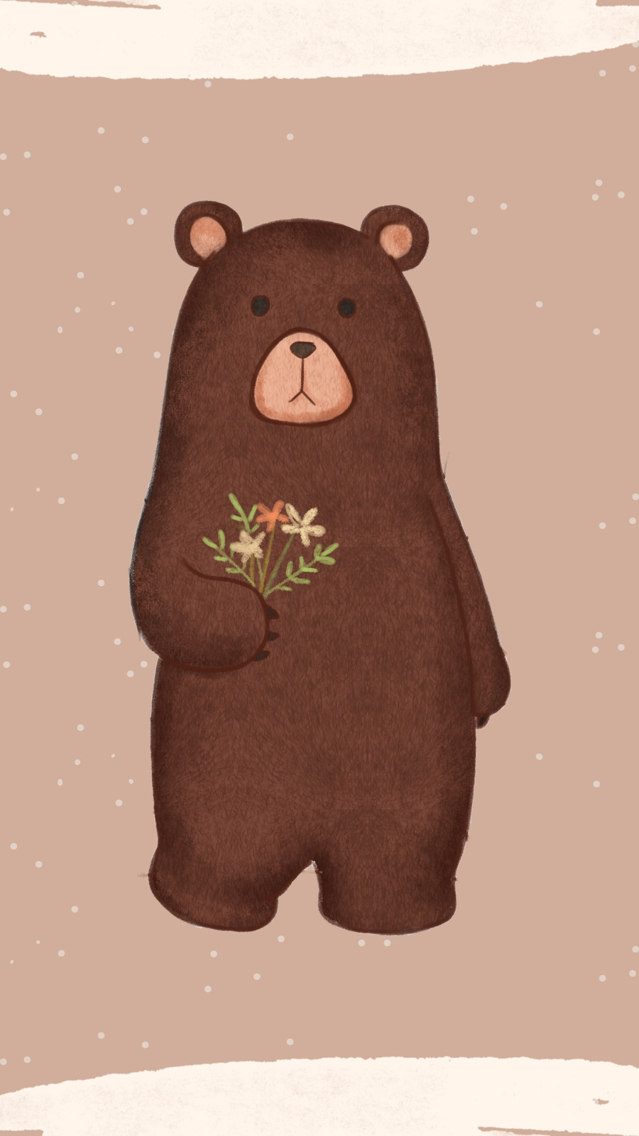 900x1600 bear wallpaper, Phone