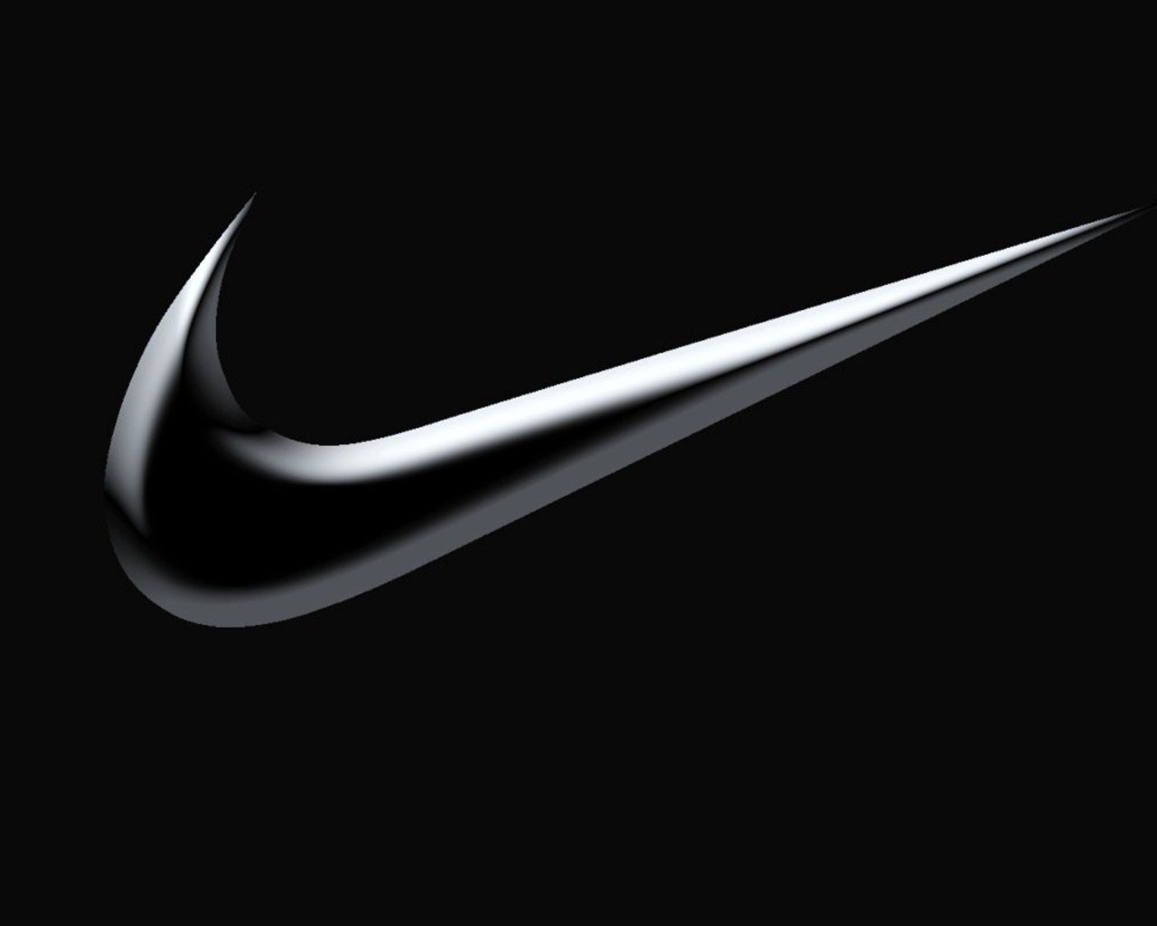 1280x1030 Black Nike Wallpaper, Desktop