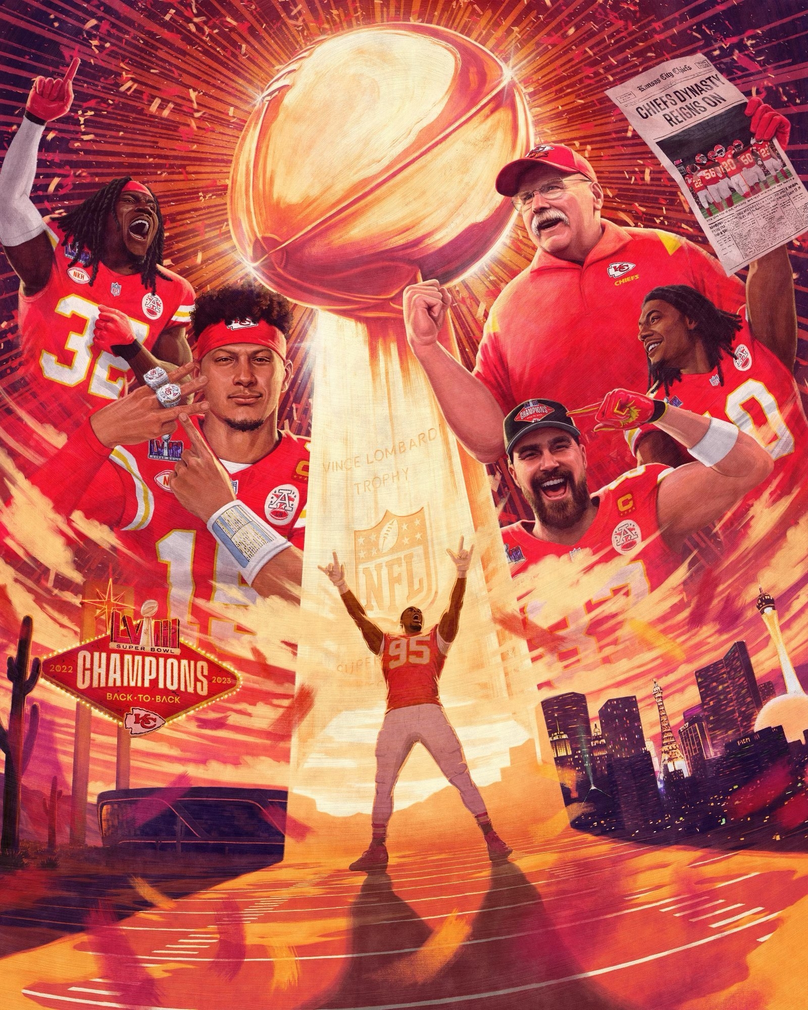 1600x2000 Kansas City Chiefs Super Bowl Champion 2024 wallpaper, Phone