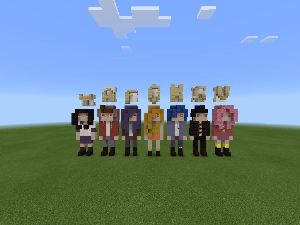 1030x770 Vico made the Yandere High School characters in MCPE, Desktop