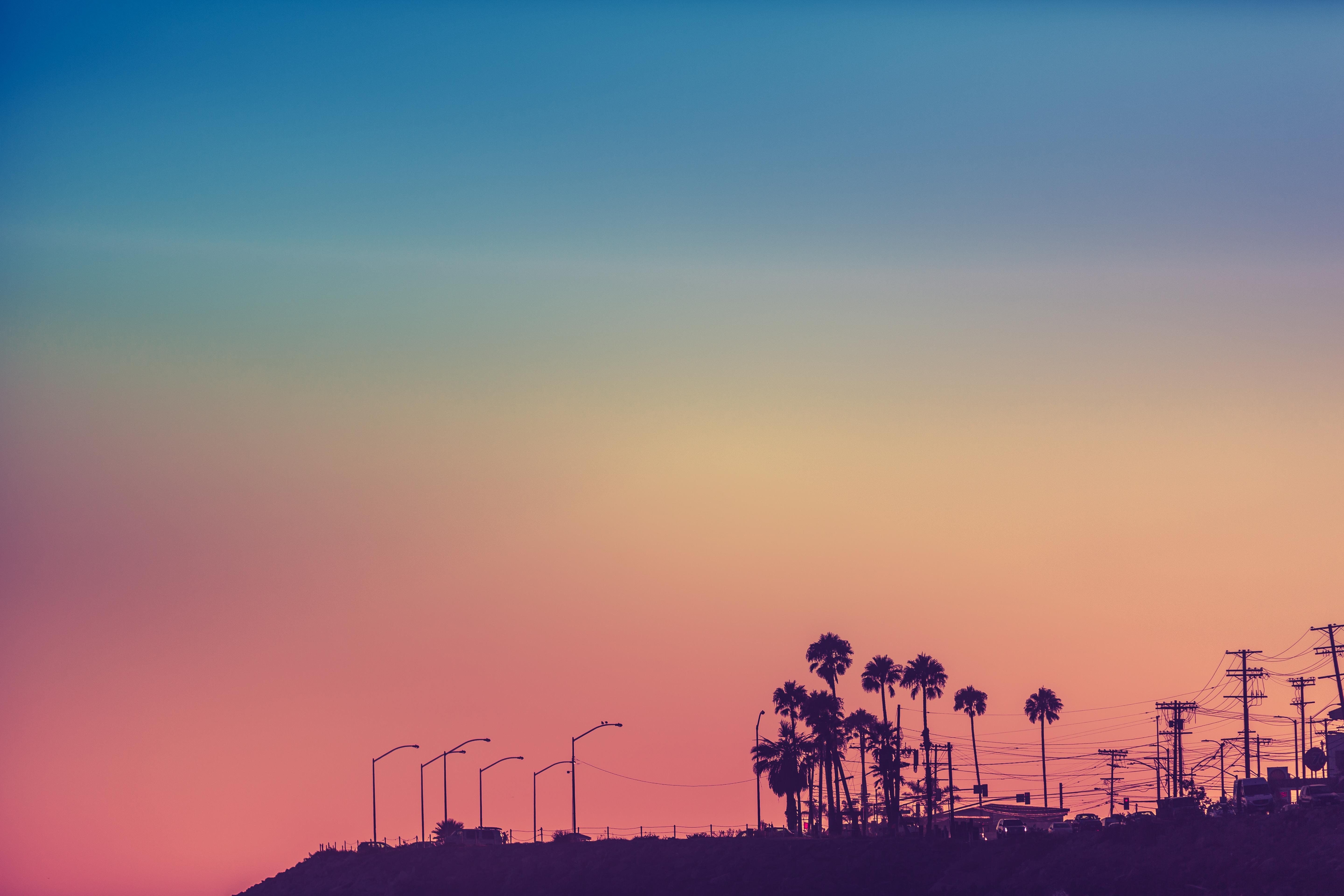 5760x3840 Los Angeles California at Sunset 4K wallpaper. Sunset, Los angeles sunset, California, Desktop