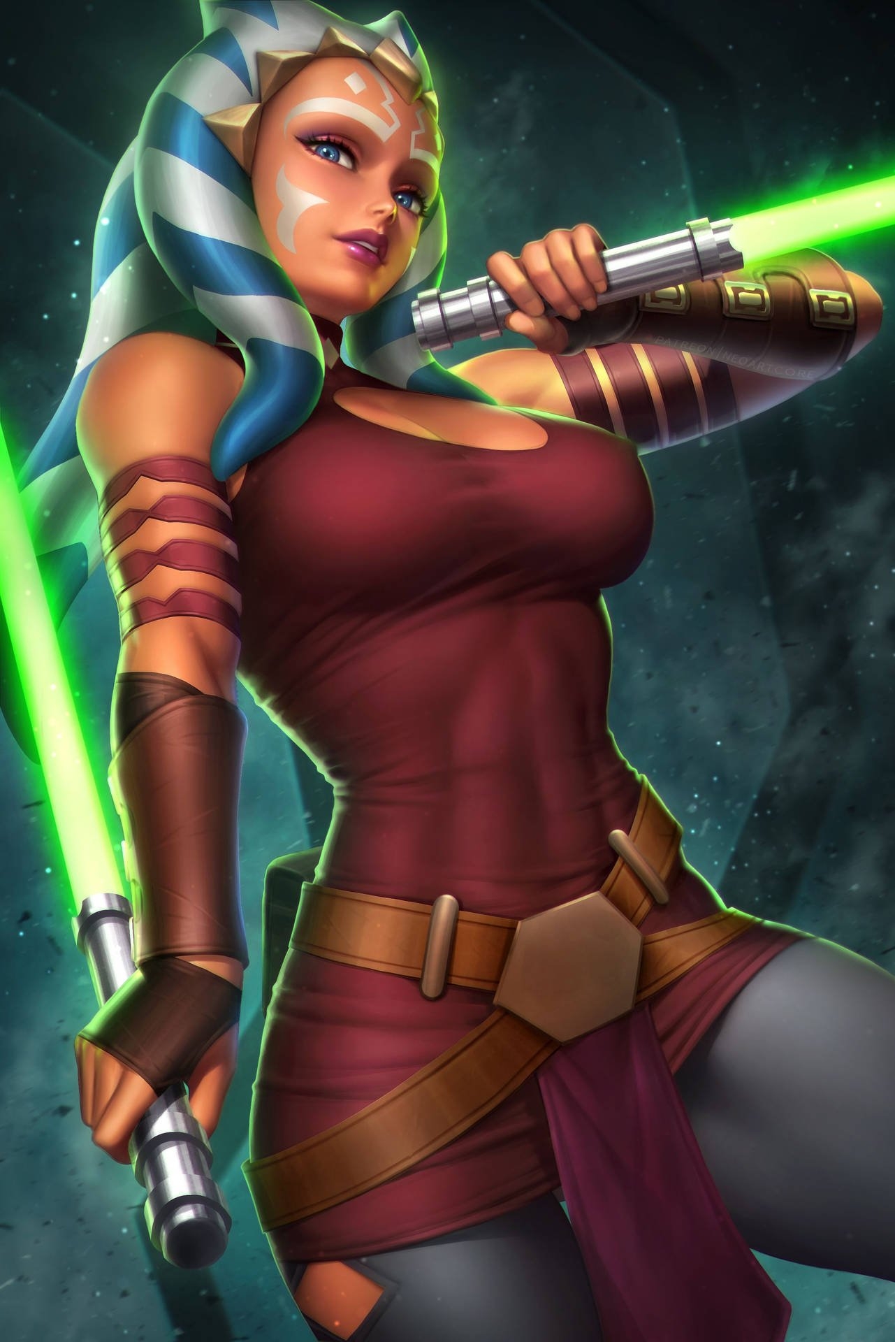 1290x1920 Download Star Wars iPhone 6 Plus Ahsoka Tano Wallpaper, Phone