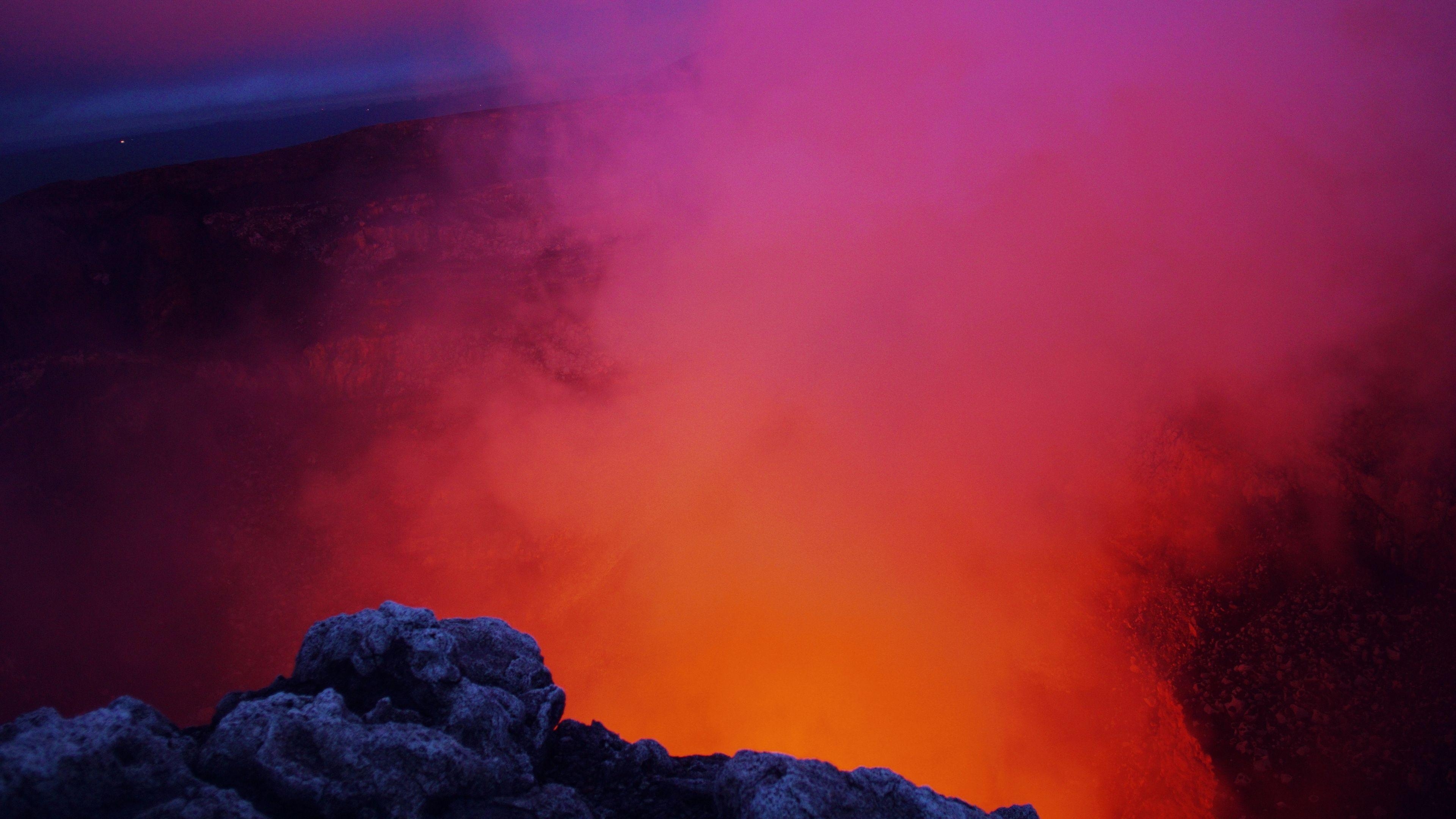 3840x2160 Download Wallpaper  Masaya, Volcano, Nicaragua 4K Ultra, Desktop