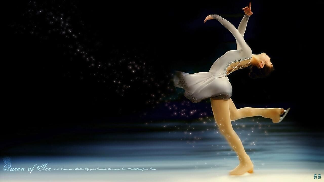 1280x720 Kim Yuna Figure Skating, Desktop