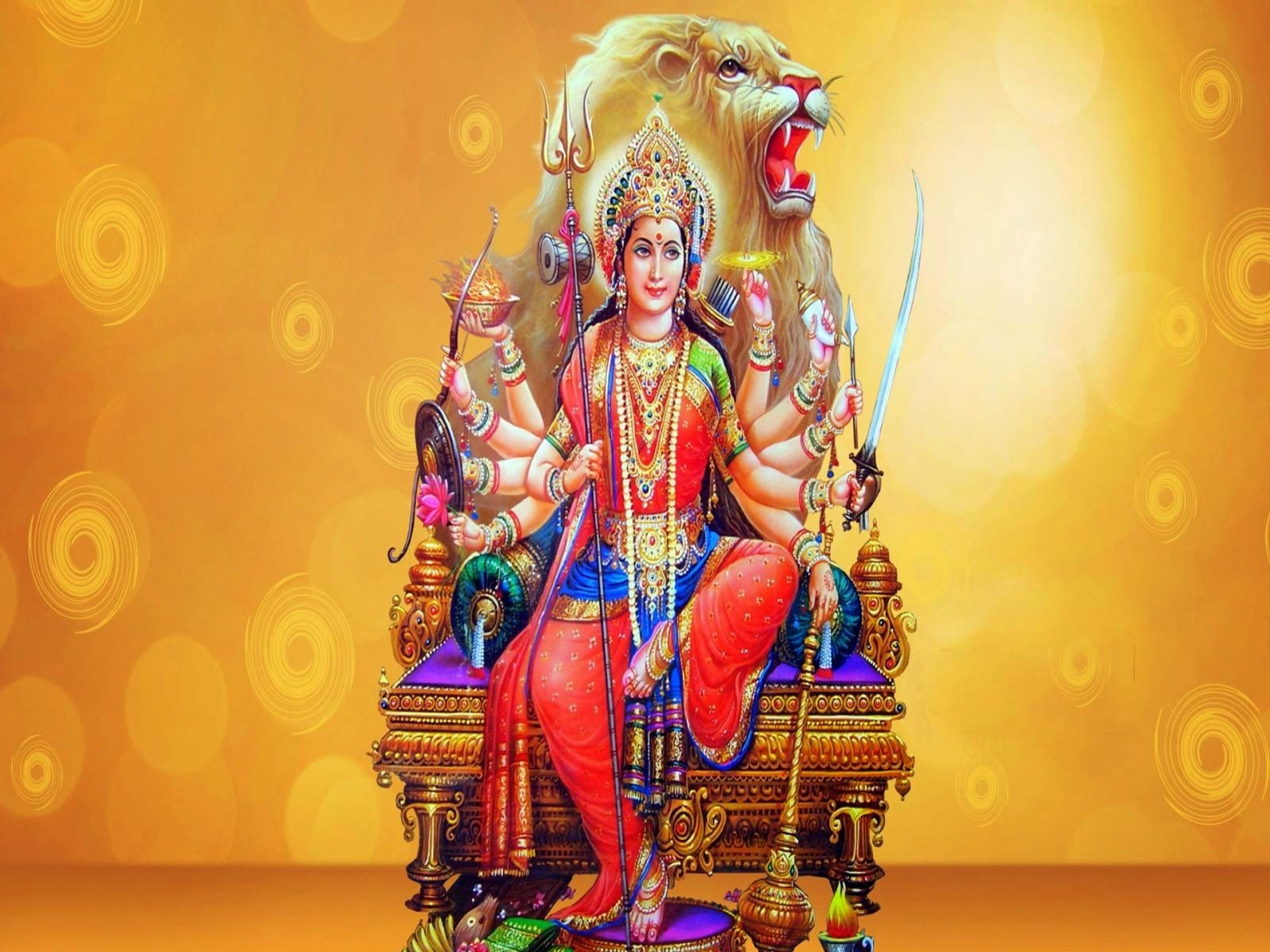 1600x1200 Happy Durga Ashtami, Desktop