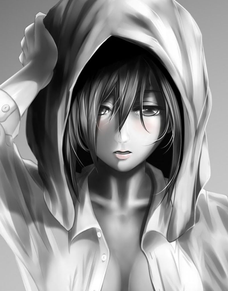 800x1030 Galaxy Note HD Wallpaper: Anime Girl In Hood Galaxy Note HD Wallpaper, Phone