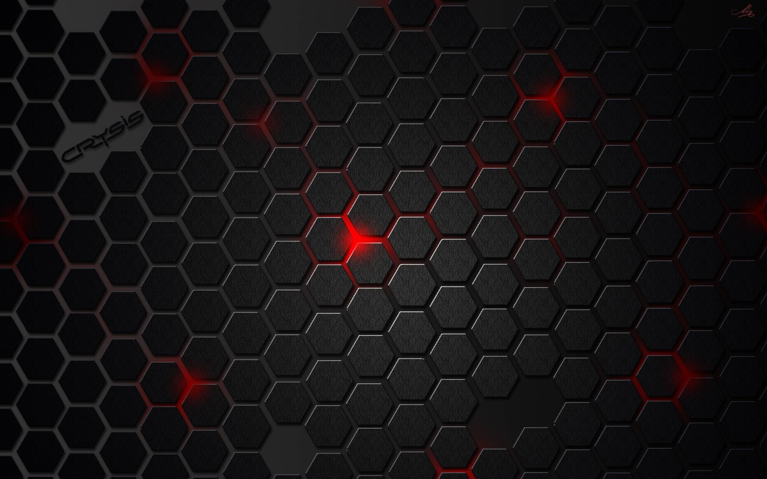 2560x1600 Wallpaper HD Black And Red, Desktop