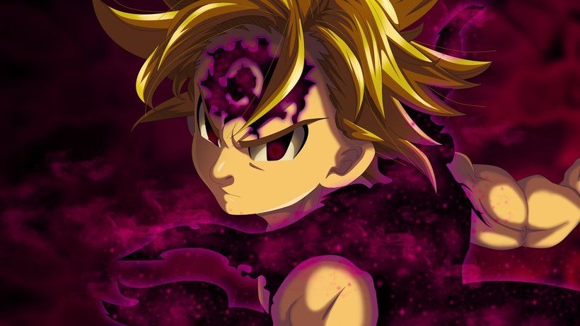 820x470 Meliodas Demon Mark Nanatsu no Taizai 4K, Desktop