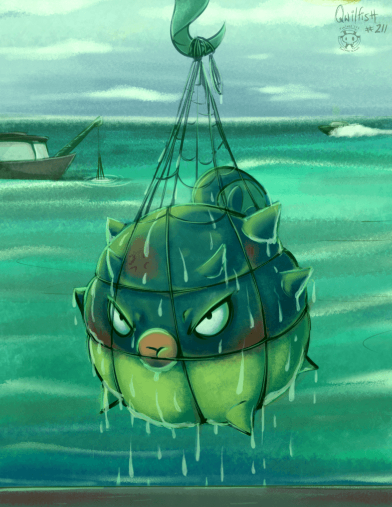 790x1020 Qwilfish. Pokemon. Pokémon, Pokemon fan art, Phone