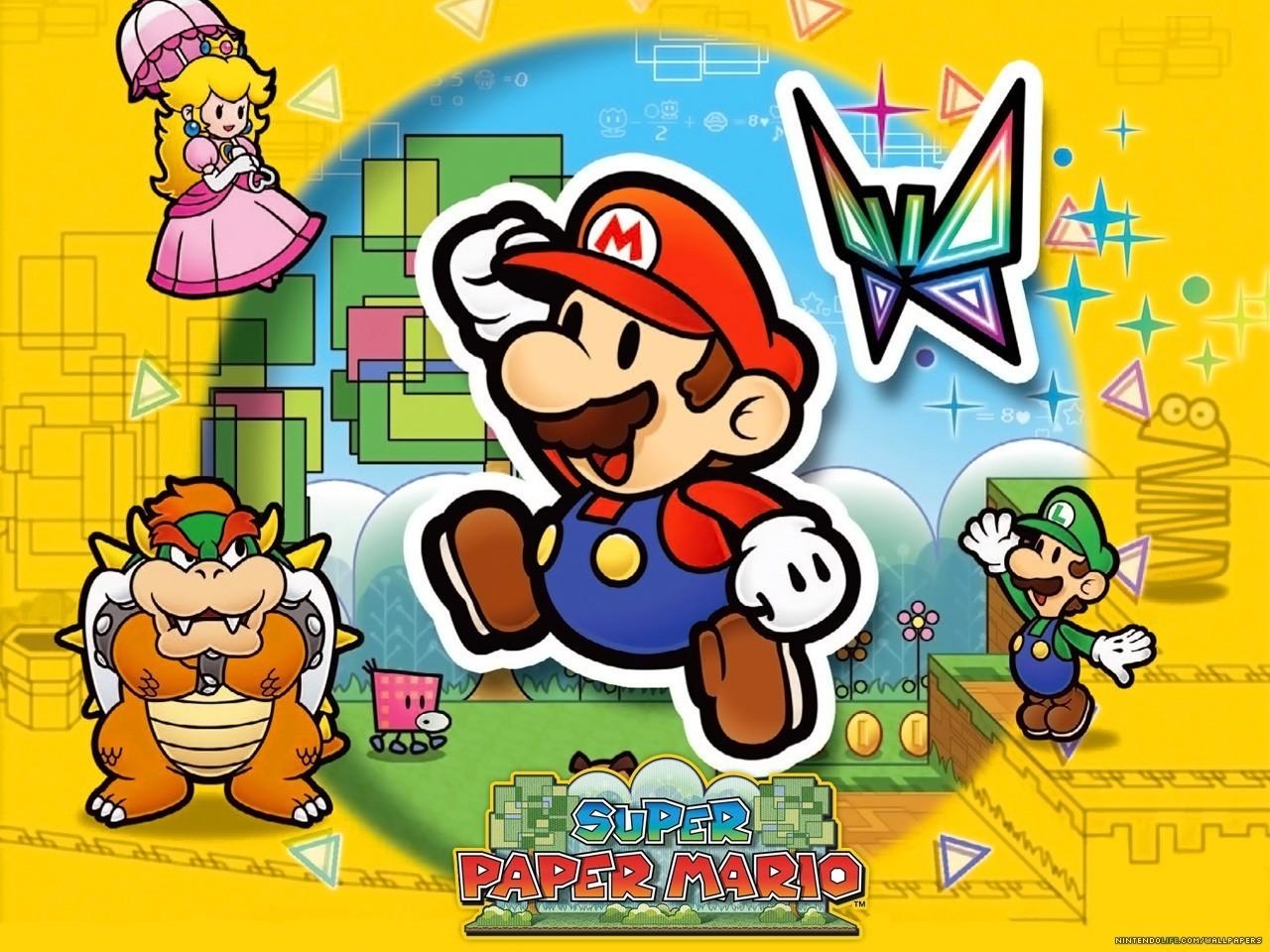 1280x960 Super Paper Mario Mario Bros. Wallpaper 5431979, Desktop