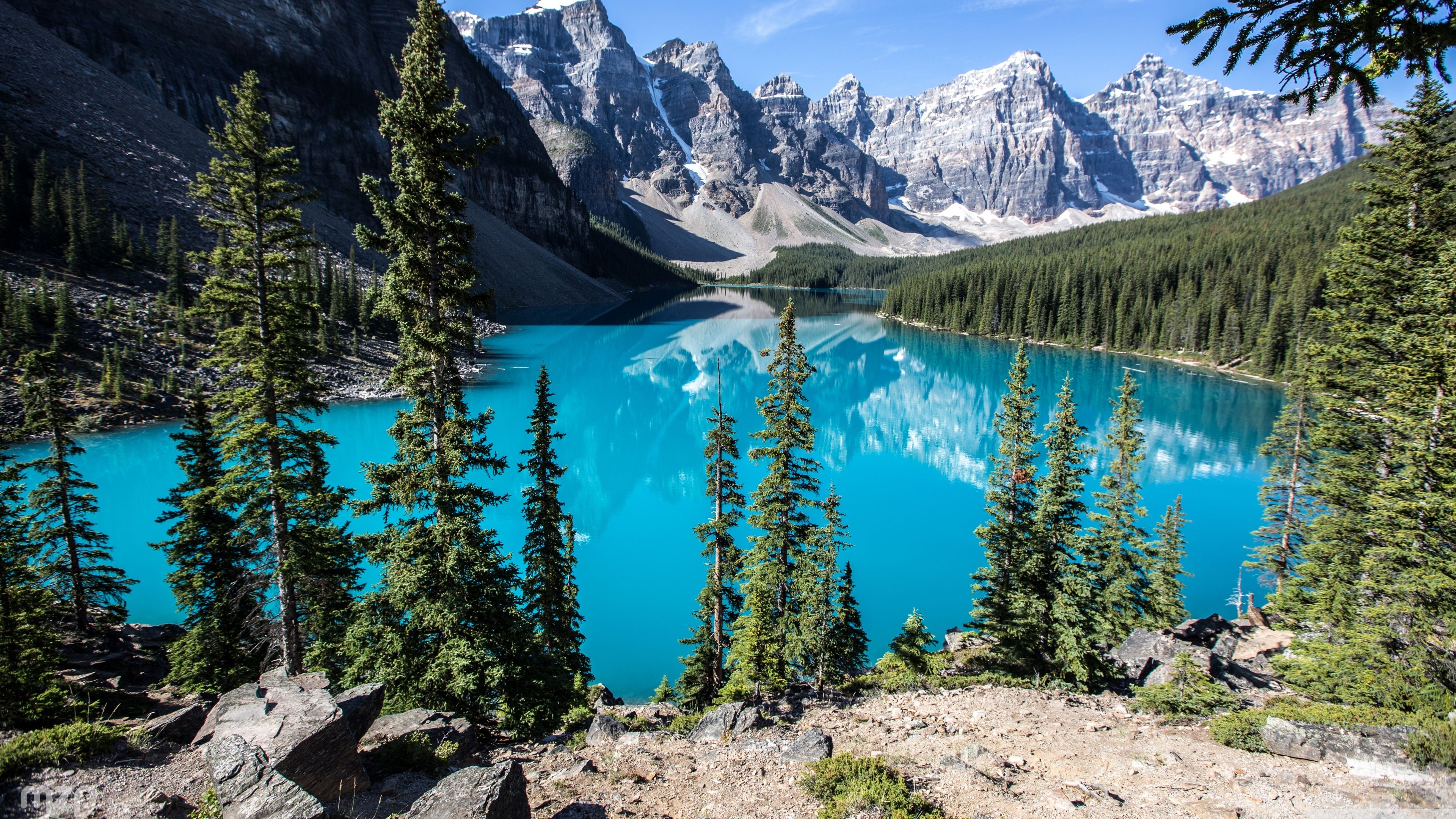 3840x2160 Moraine Lake, Banff National Park, Alberta, Canada ❤ 4K HD Desktop, Desktop