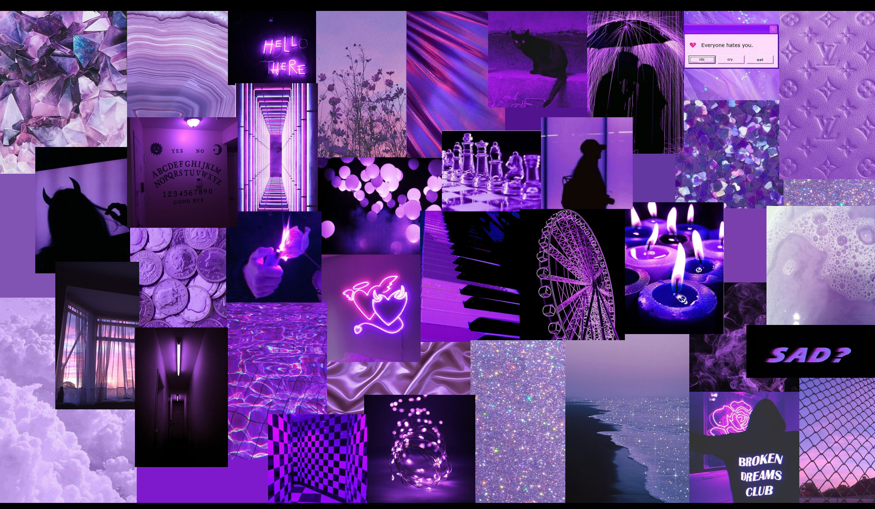 2880x1680 purple collage. Macbook wallpaper, Aesthetic desktop wallpaper, Cute laptop wallpaper, Desktop