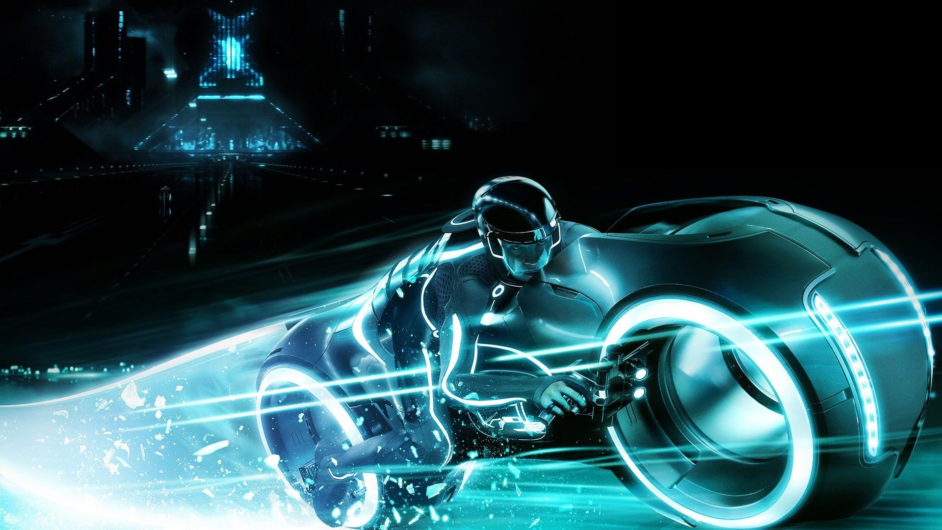 1920x1080 Tron Light Cycle Wallpaper, Desktop