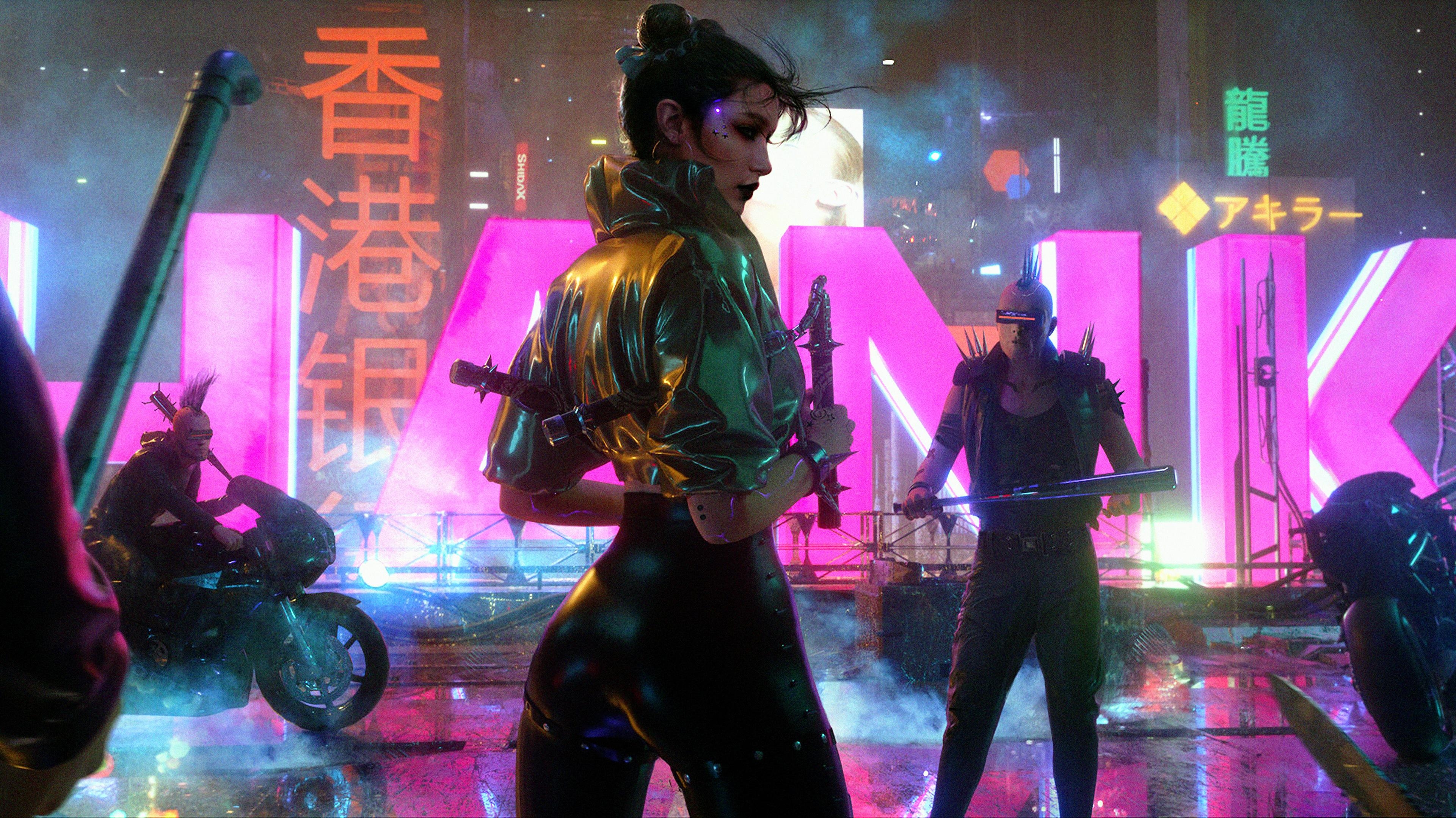 3840x2160 Cyberpunk 4K wallpaper for your desktop or mobile screen free and easy to download, Desktop