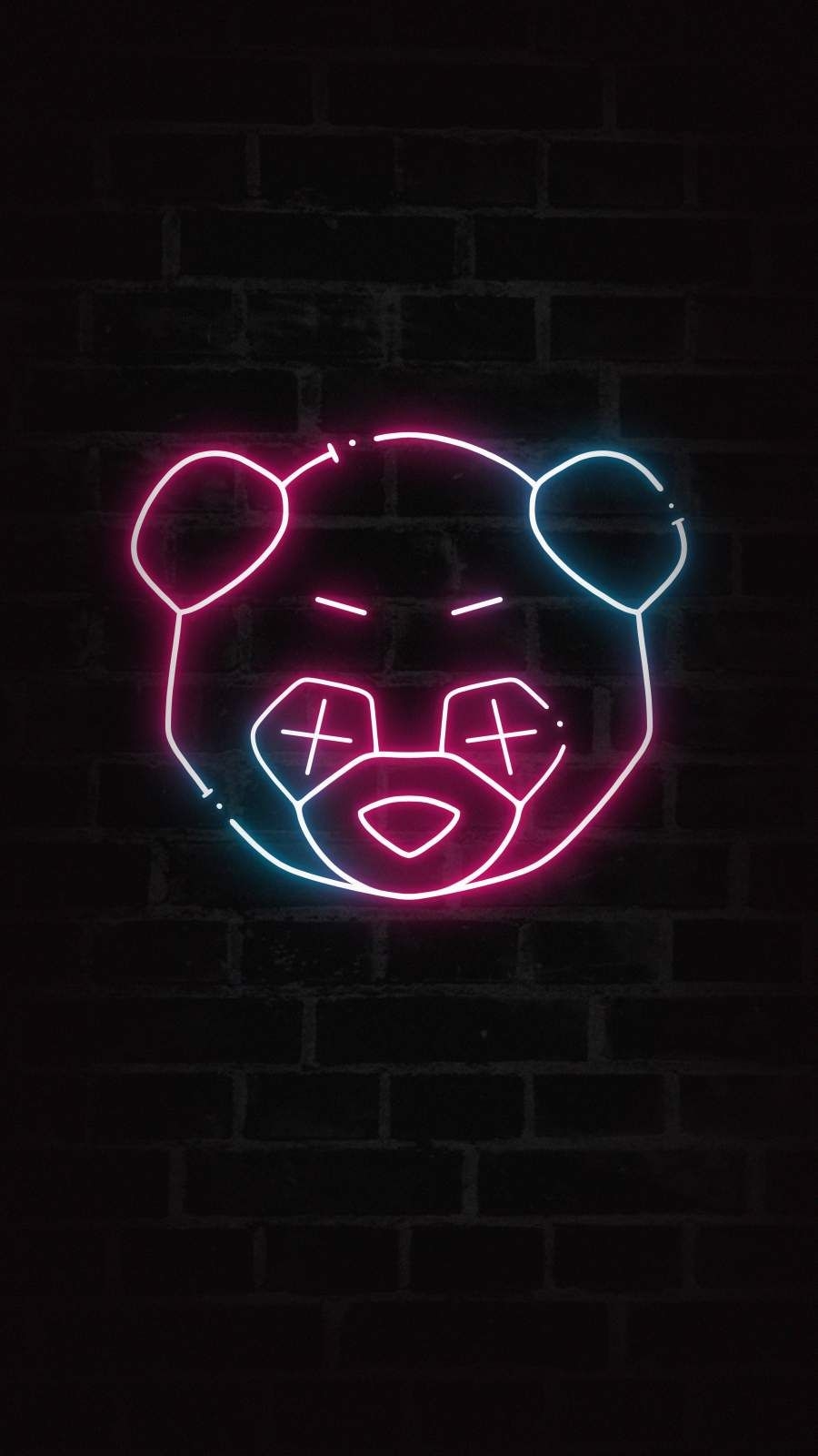 900x1600 Neon Panda iPhone Wallpaper Wallpaper, iPhone Wallpaper, Phone