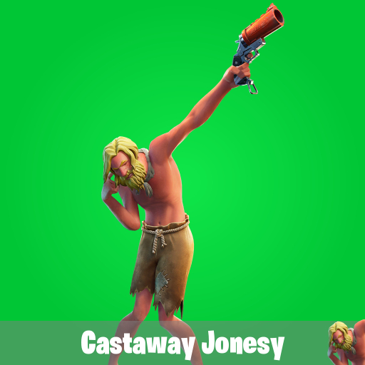 520x520 Castaway Jonesy Fortnite wallpaper, Phone