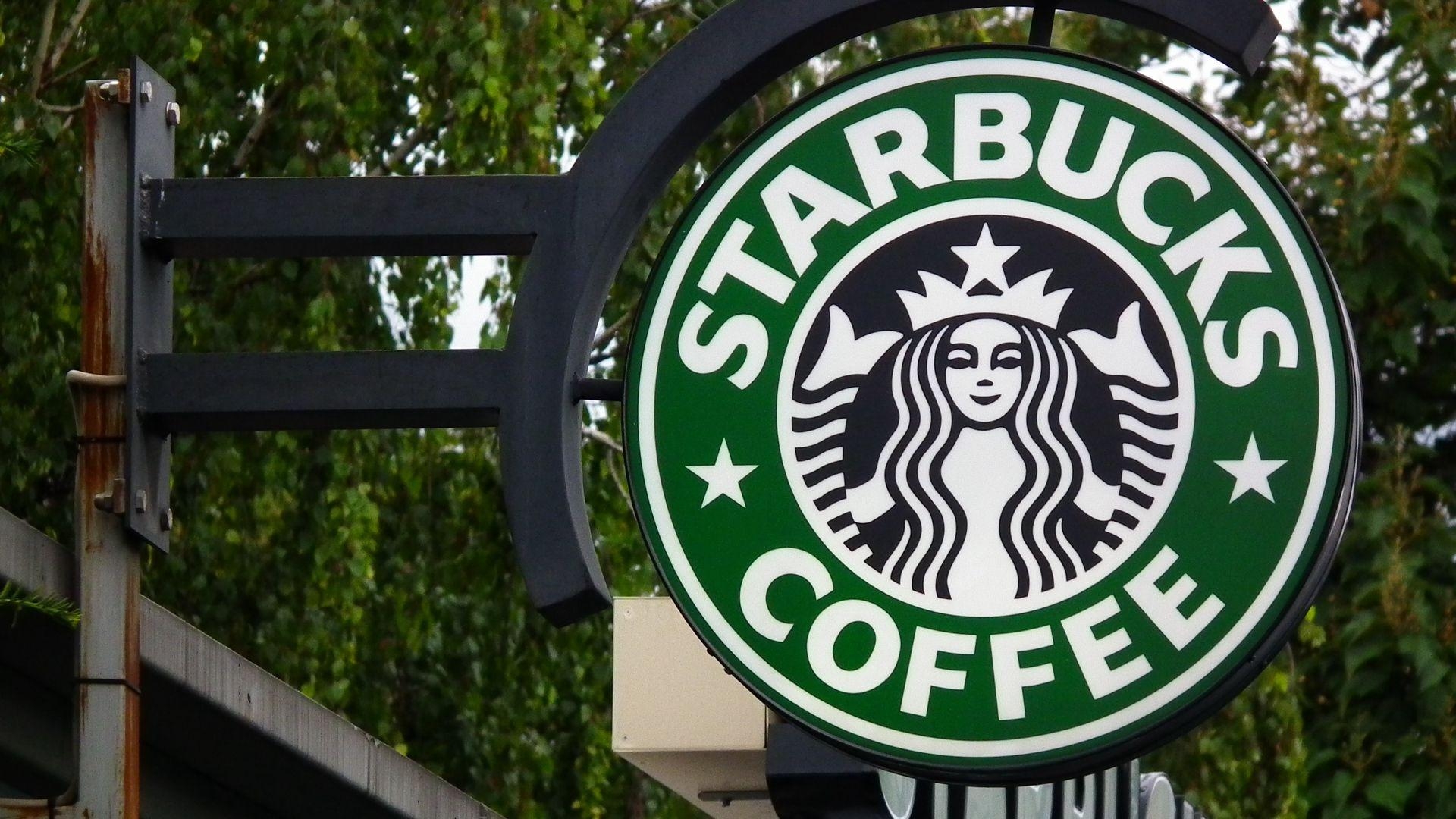 1920x1080 Download wallpaper  starbucks, logo, brand, coffee full HD, Desktop