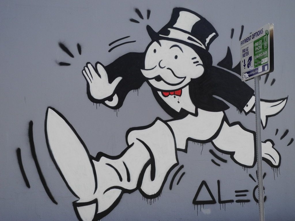 1030x770 Monopoly Man. On a wall in the Design District. Michael Wayne Cole, Desktop