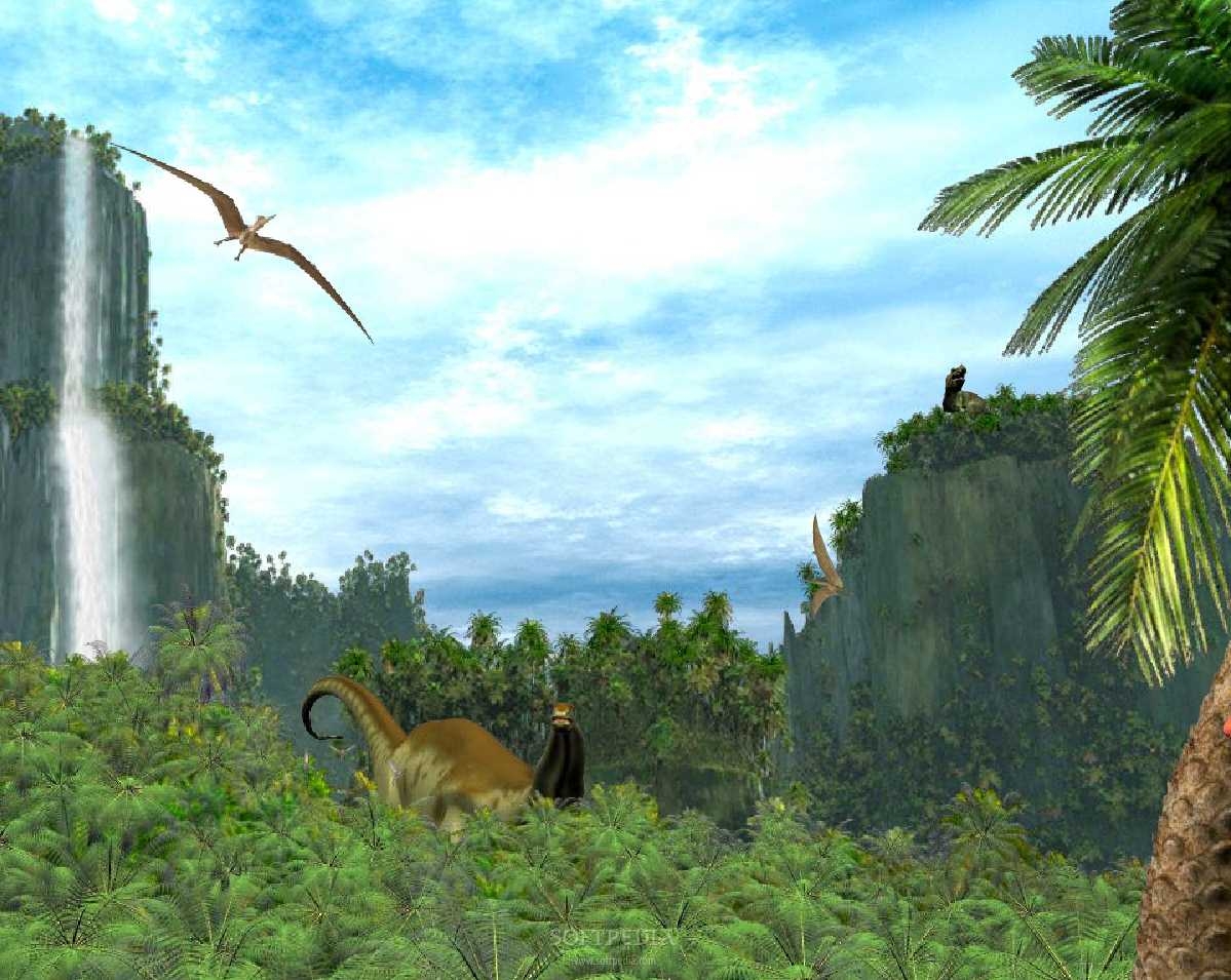 1200x960 Prehistoric Valley Animated Wallpaper Download, Desktop