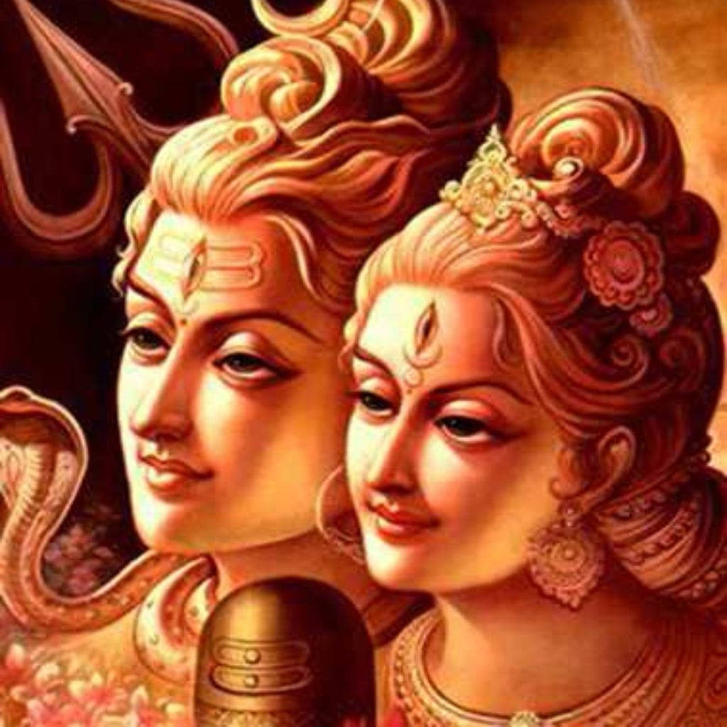 1030x1030 Download Shiva And Parvati Wallpaper, Phone