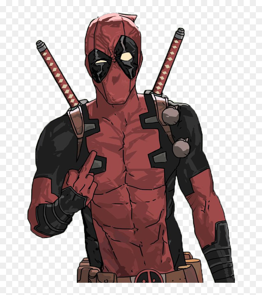 860x970 Deadpool Showing Middle Finger, HD Png.vhv.rs, Phone