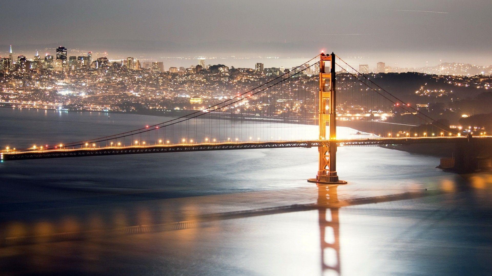 1920x1080 Architecture Golden Gate Bridge San Francisco city skyline cities, Desktop