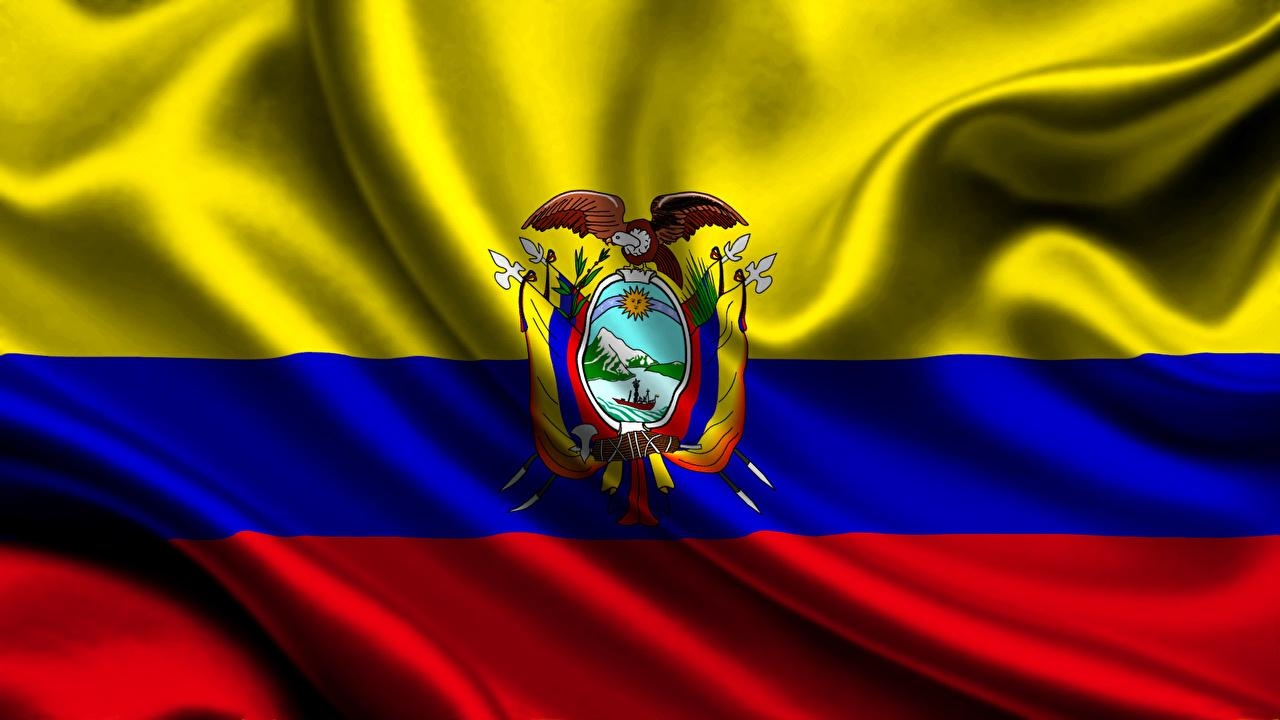 1280x720 Wallpaper Ecuador Flag Stripes, Desktop