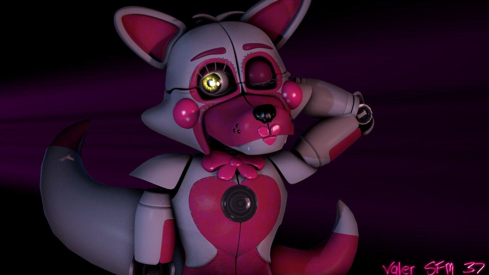 1600x900 Sfm fnafsl funtime foxy old model, Desktop