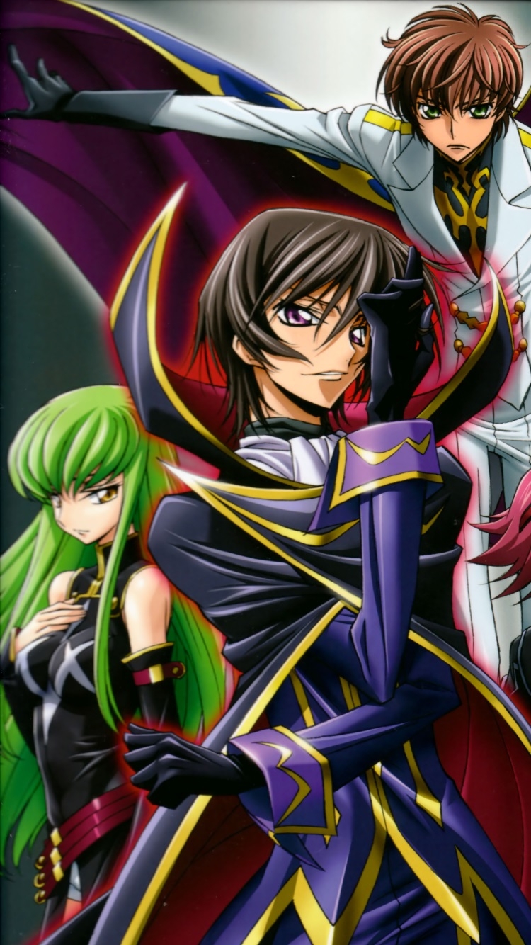 750x1340 Code Geass C.C. Lelouch Lamperouge, Phone