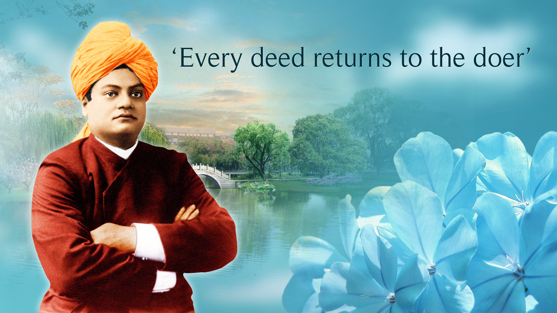 1920x1080 Swami Vivekananda's Wallpaper, Desktop