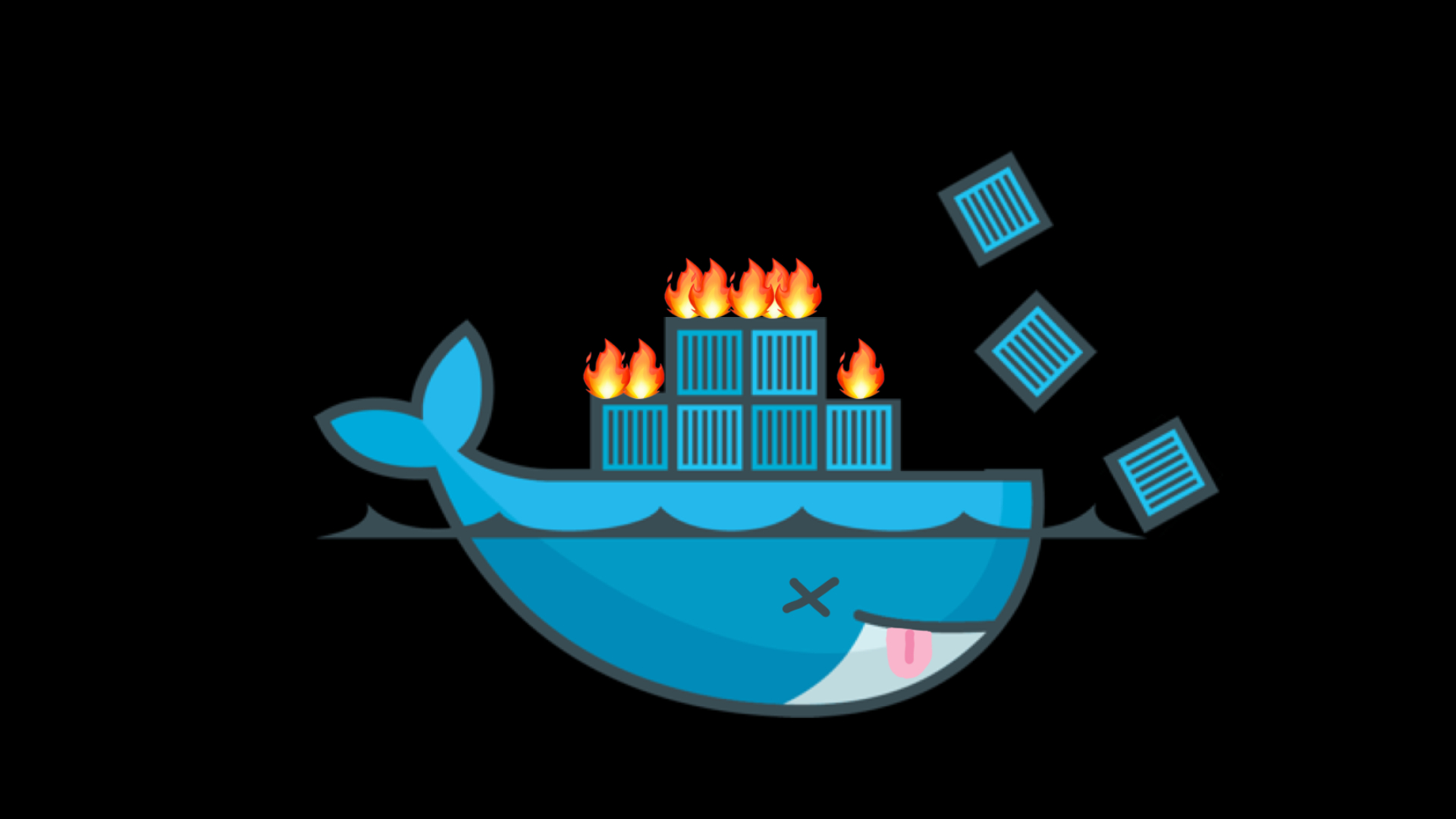 1920x1080 Docker Whale Dead, Desktop