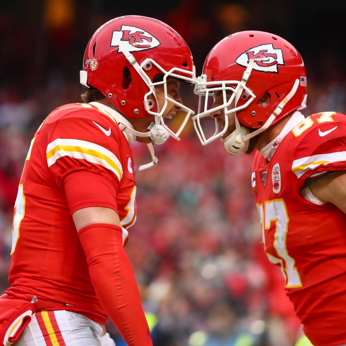 1200x1200 NFL Playoffs: Patrick Mahomes, Travis Kelce making history during 28–0 comeback, Phone